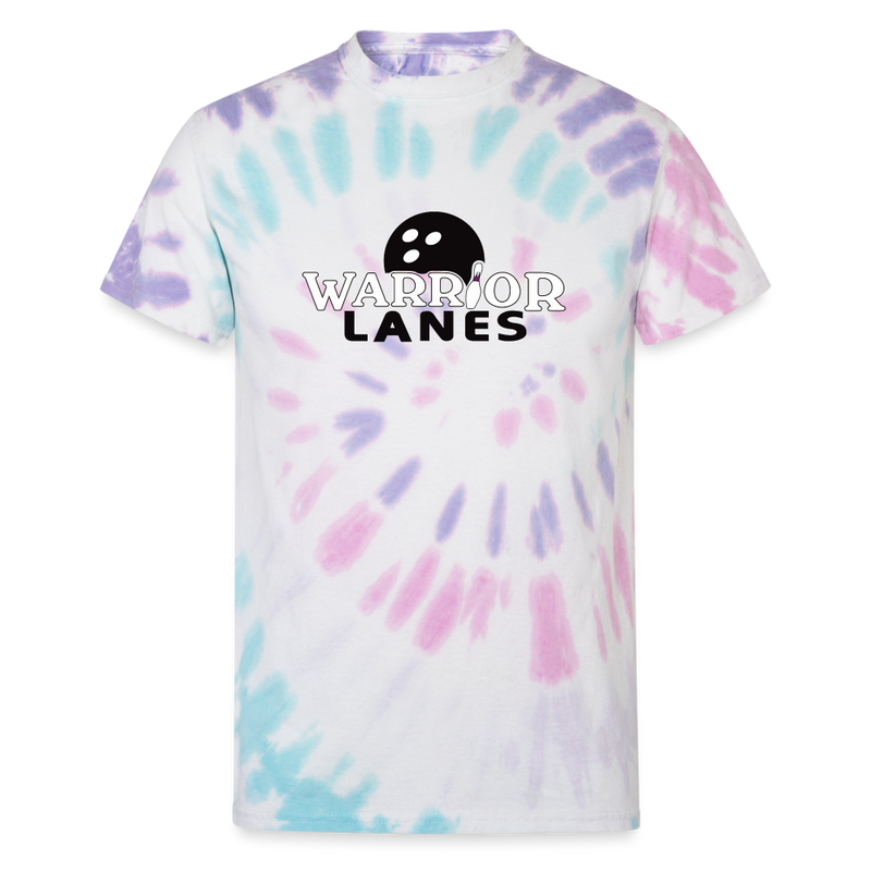 ST4L Sports - Unisex Tie Dye T-Shirt - Warrior Lanes - Pastel Spiral