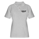 ST4L Sports - Women's Pique Polo Shirt - Pike Street Lanes - heather gray
