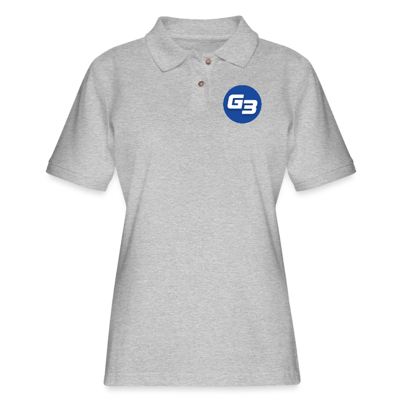 ST4L Sports - Women's Pique Polo Shirt - G3 - heather gray