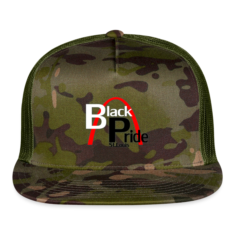 ST4L Sports - Trucker Cap - St Louis Black Pride - MultiCam\green