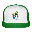 ST4L Sports - Trucker Hat - 4th Street Bowl - white/kelly green