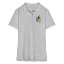 ST4L Sports - Women's Pique Polo Shirt - 4th Street Bowl - heather gray