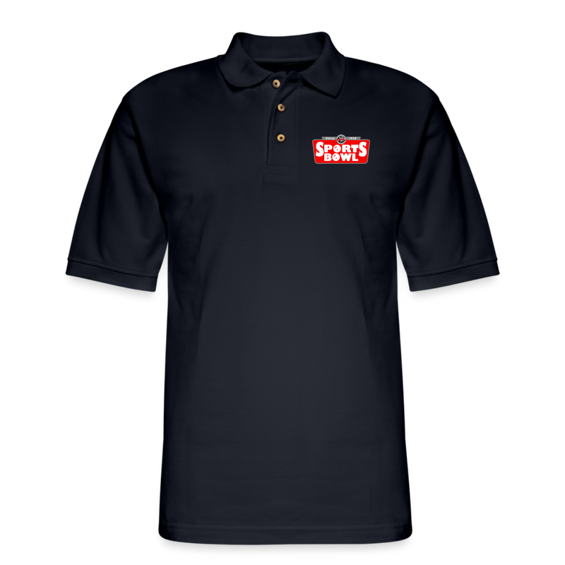 ST4L Sports - Men's Pique Polo Shirt - Sports Bowl - midnight navy