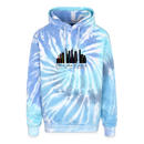 ST4L Sports - Adult Tie Dye Hoodie - Chi Town - blue lagoon