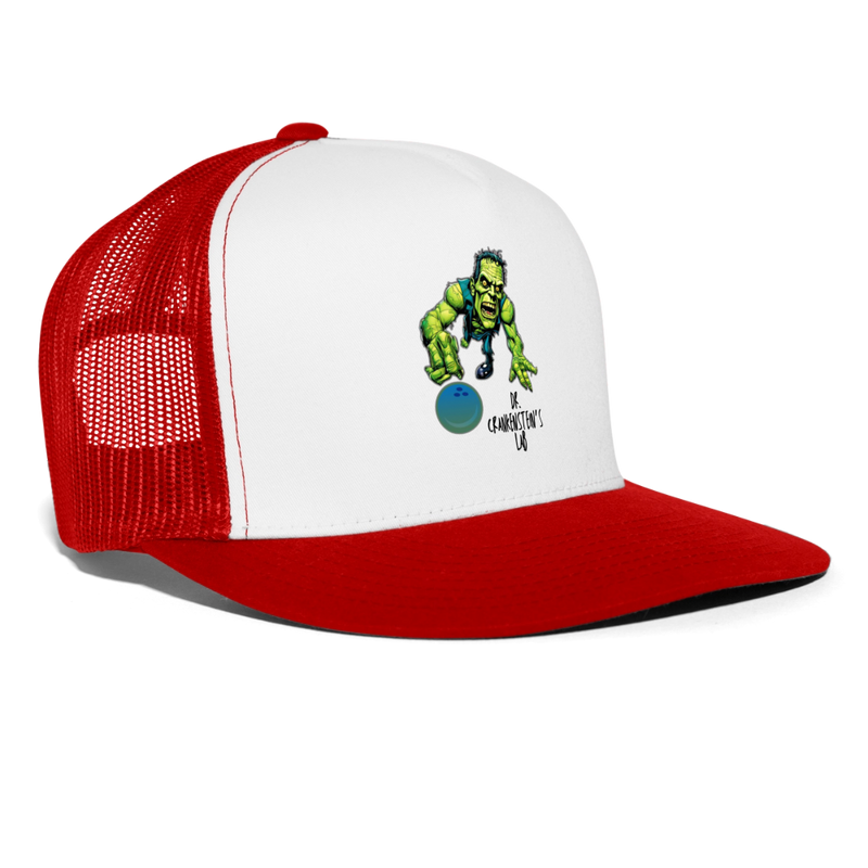ST4L Sports - Trucker Hat - 4th Street Bowl - white/red