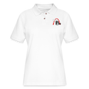ST4L Sports - Women's Pique Polo Shirt - St louis Black Pride - white