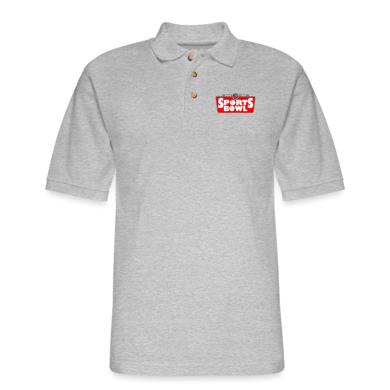 ST4L Sports - Men's Pique Polo Shirt - Sports Bowl - heather gray