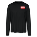 ST4L Sports - Men's Moisture Wicking Performance Long Sleeve T-Shirt - Sports Bowl - black
