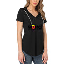 ST4L Sports - V Neck Short Sleeve Hoodie T-Shirt - Weird - MDF