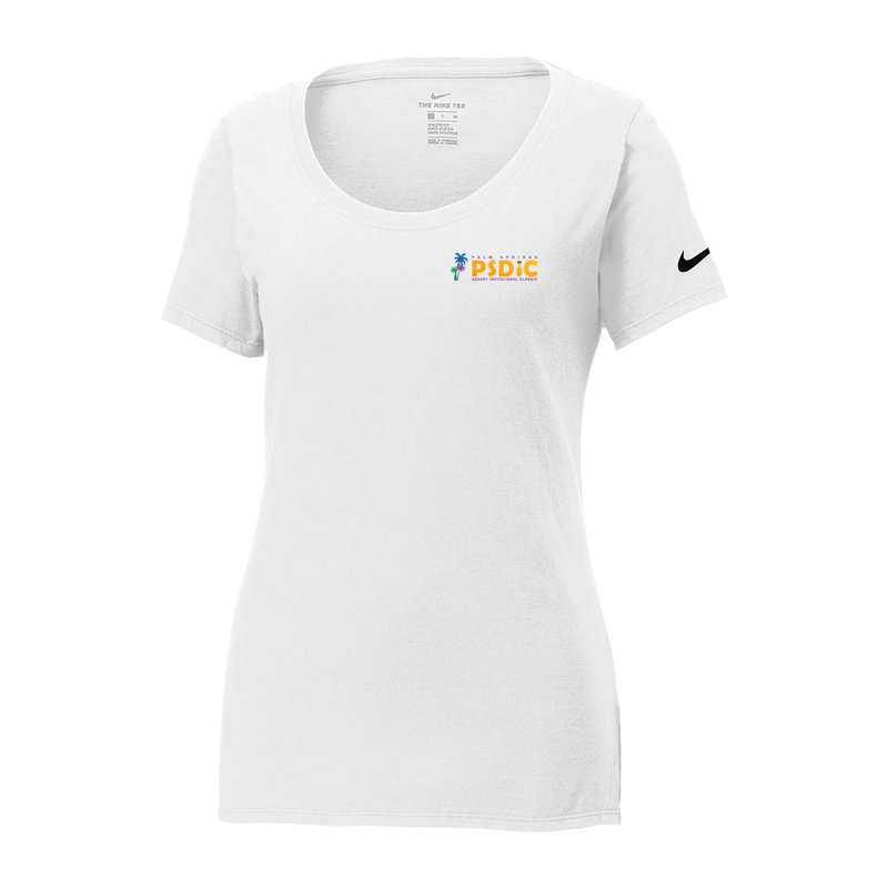 ST4L Sports NKBQ5236 Nike Ladies Cotton Scoop Neck Tee - PSDIC