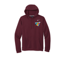 ST4L Sports CJ1611 Nike Club Fleece Pullover Hoodie - RIOT