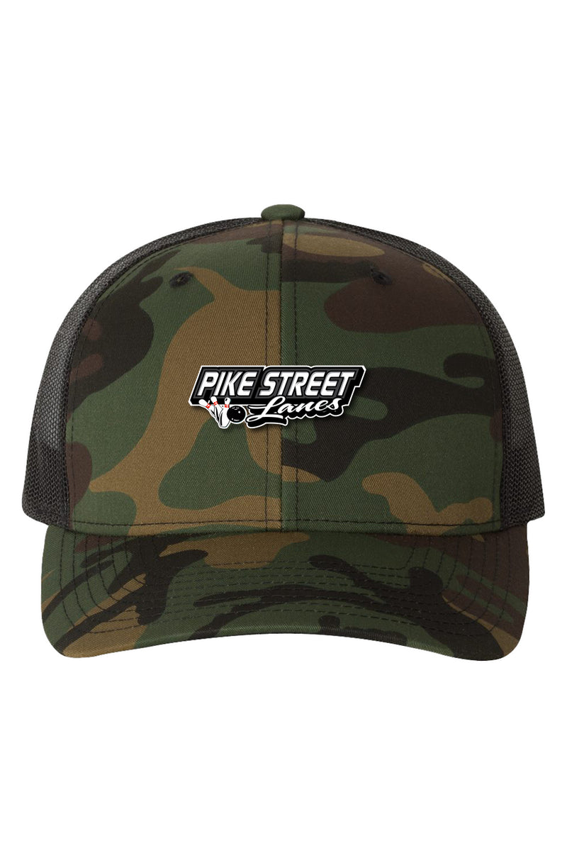 ST4L Sports - Green Camo/ Black Trucker-Cap - Pike Street Lanes