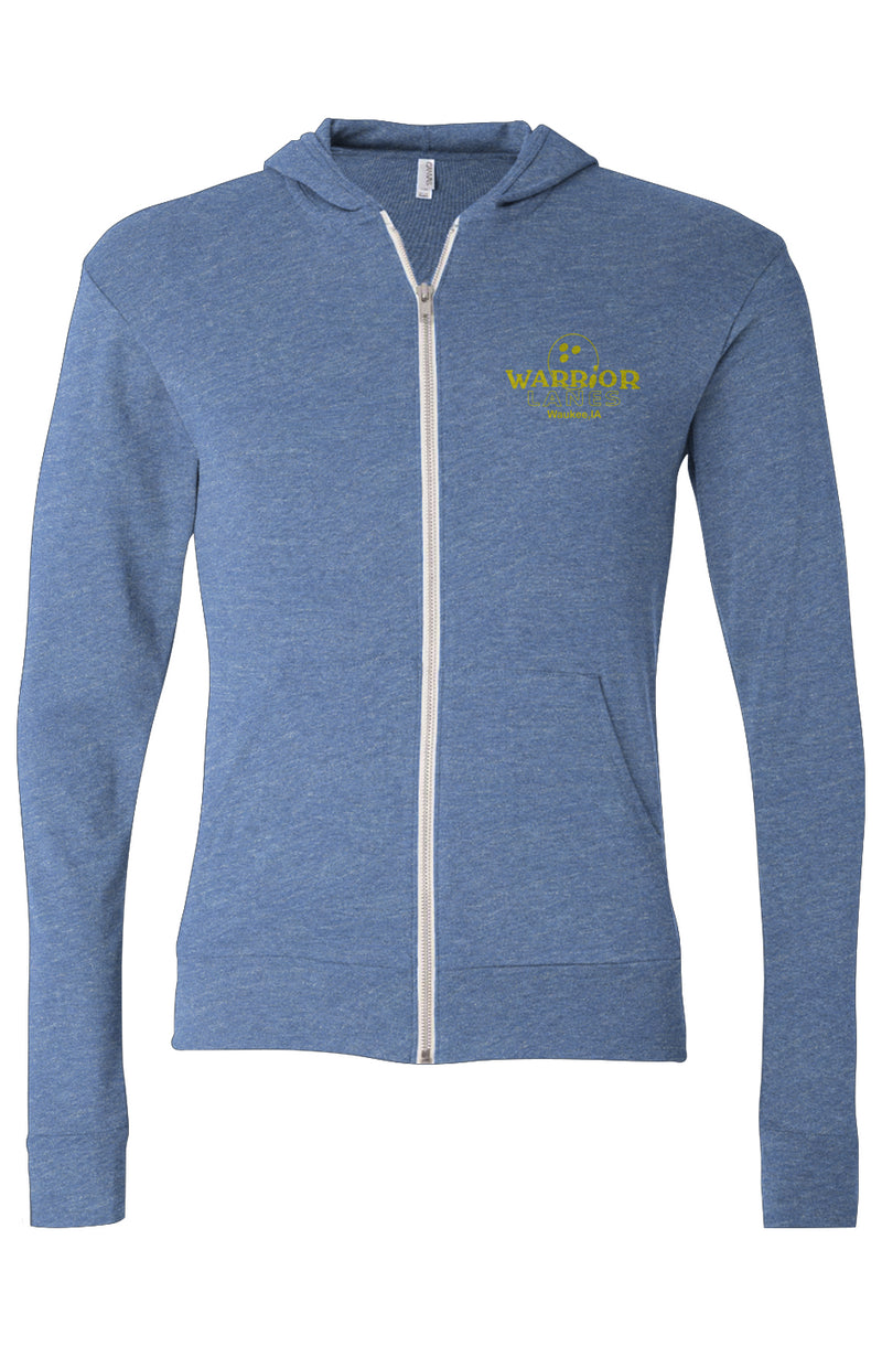 Triblend Full-Zip Lightweight Hoodie