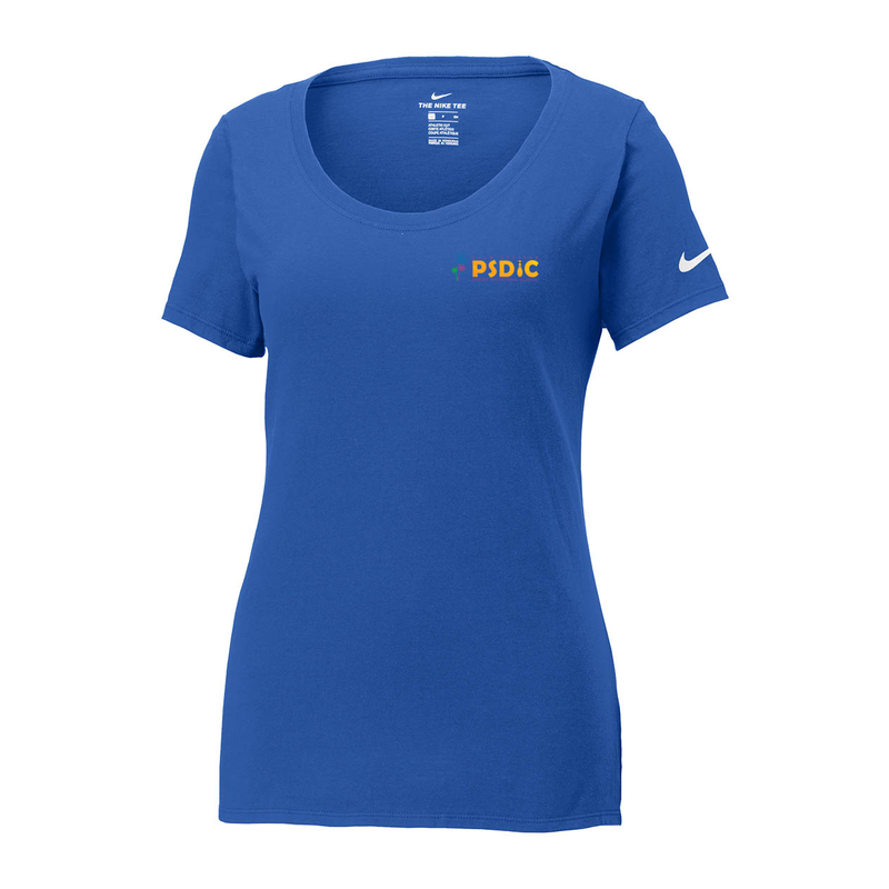 ST4L Sports NKBQ5236 Nike Ladies Cotton Scoop Neck Tee - PSDIC