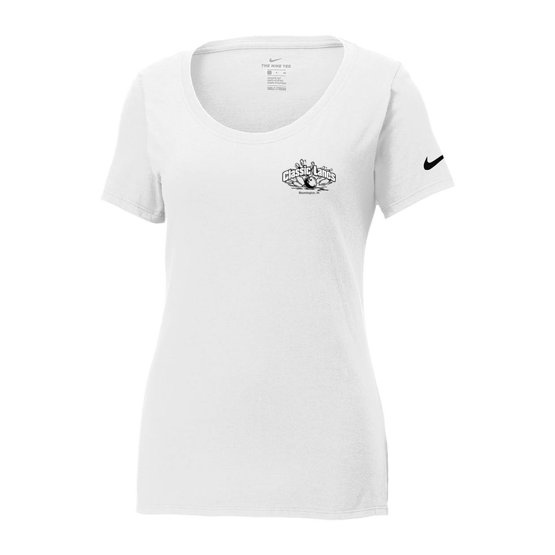 ST4L Sports NKBQ5236 Nike Ladies Scoop Neck - Classic Lanes