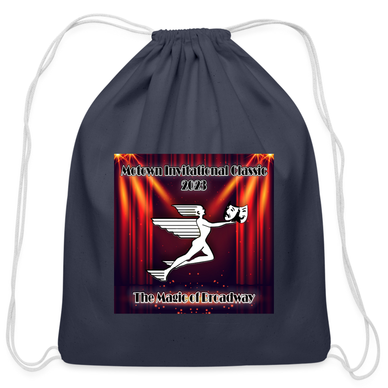 ST4L Sports Cotton Drawstring Bag Motown Classic - navy