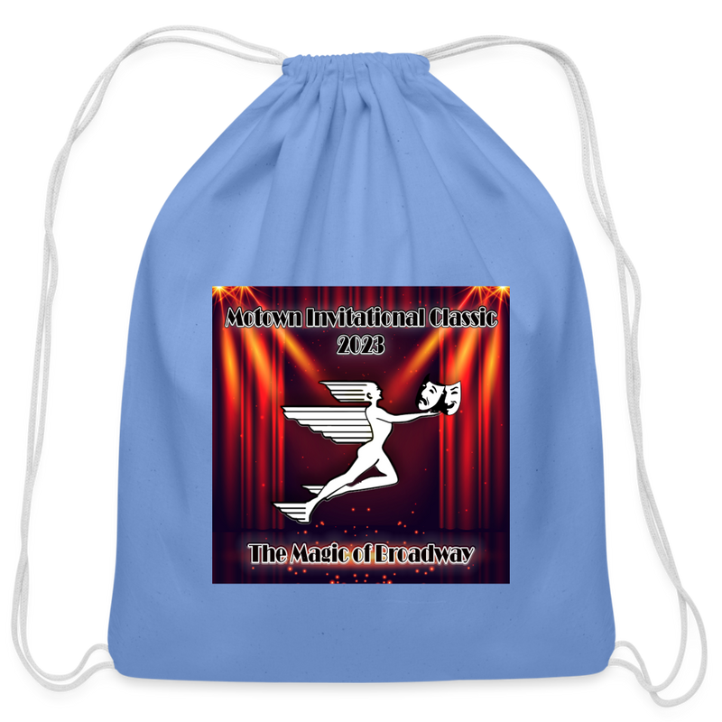 ST4L Sports Cotton Drawstring Bag Motown Classic - carolina blue