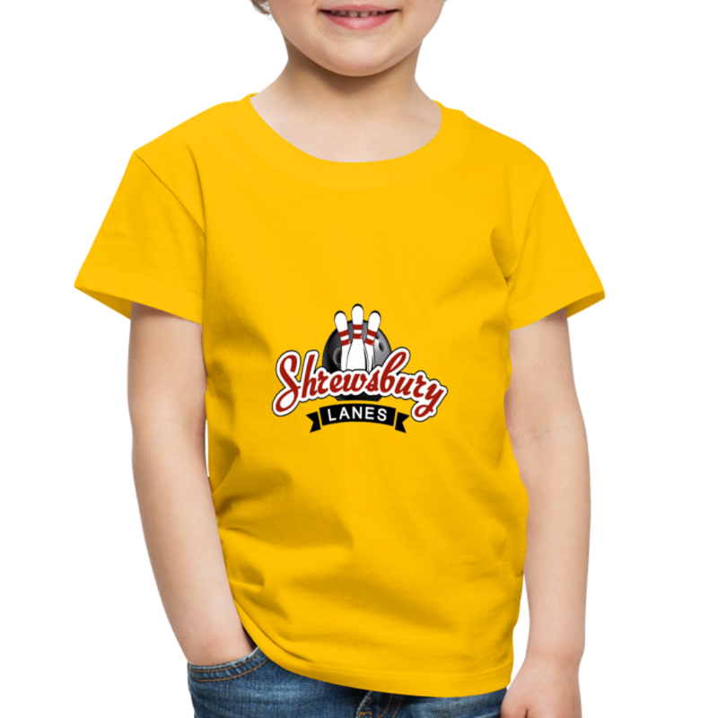 ST4L Sports Toddler Premium T-Shirt Shrewsbury Lanes - sun yellow