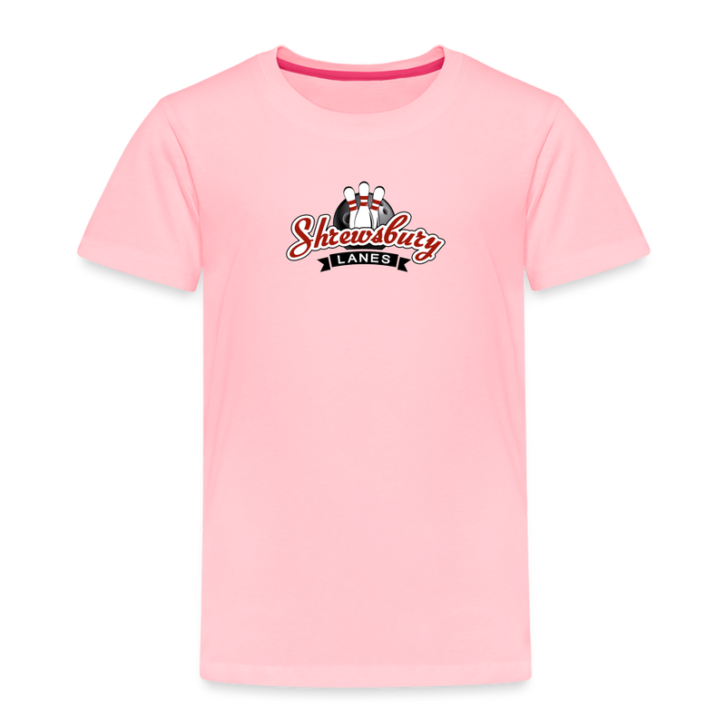 ST4L Sports Toddler Premium T-Shirt Shrewsbury Lanes - pink