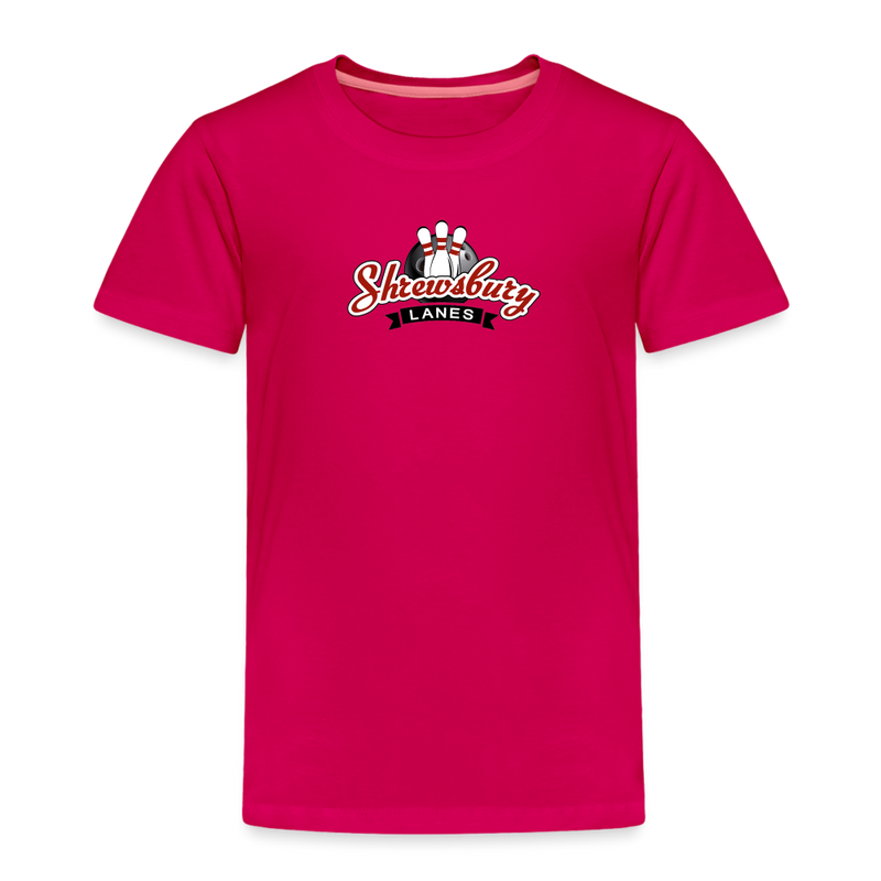 ST4L Sports Toddler Premium T-Shirt Shrewsbury Lanes - dark pink