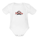 ST4L Sports Organic Short Sleeve Baby Bodysuit Shrewsbury Lanes - white