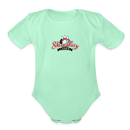 ST4L Sports Organic Short Sleeve Baby Bodysuit Shrewsbury Lanes - light mint