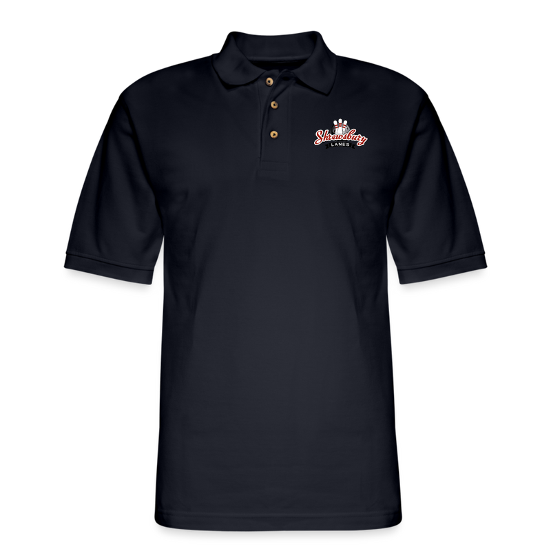 ST4L Sports Men's Pique Polo Shirt Shrewsbury Lanes - midnight navy