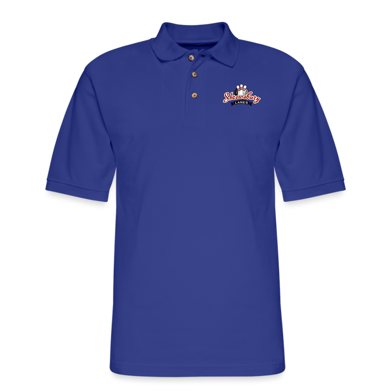 ST4L Sports Men's Pique Polo Shirt Shrewsbury Lanes - royal blue