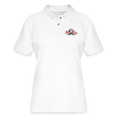 ST4L Sports Women's Pique Polo Shirt - Shrewsbury Lanes - white
