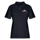 ST4L Sports Women's Pique Polo Shirt - Shrewsbury Lanes - midnight navy