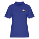 ST4L Sports Women's Pique Polo Shirt - Shrewsbury Lanes - royal blue