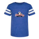 ST4L Sports Kid's Vintage Sports T-Shirt Shrewsbury Lanes - vintage royal/white