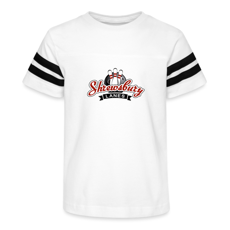 ST4L Sports Kid's Vintage Sports T-Shirt Shrewsbury Lanes - white/black