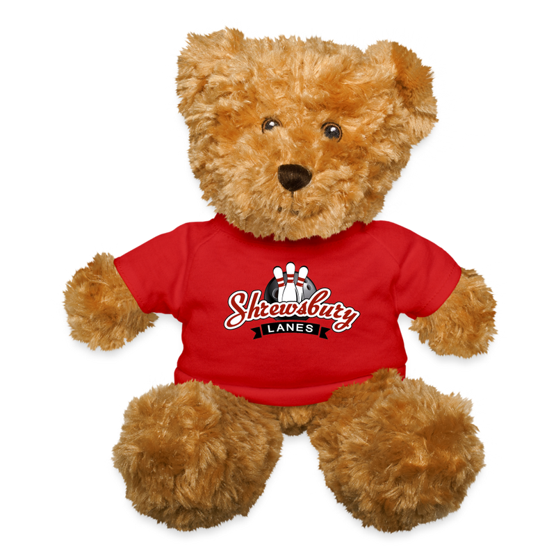 ST4L Sports Teddy Bear Shrewsbury Lanes - red