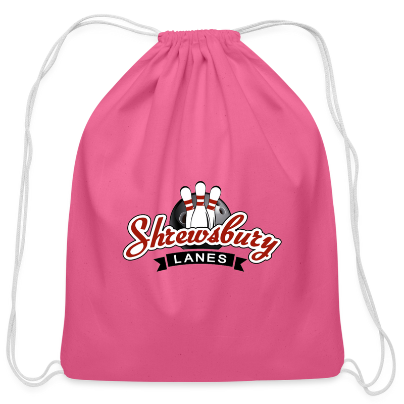ST4L Sports Cotton Drawstring Bag Shrewsbury Lanes - pink