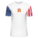 ST4L Sports Adult Stars & Stripes T-Shirt | LAT Code Five™ 3976 Roma's - white