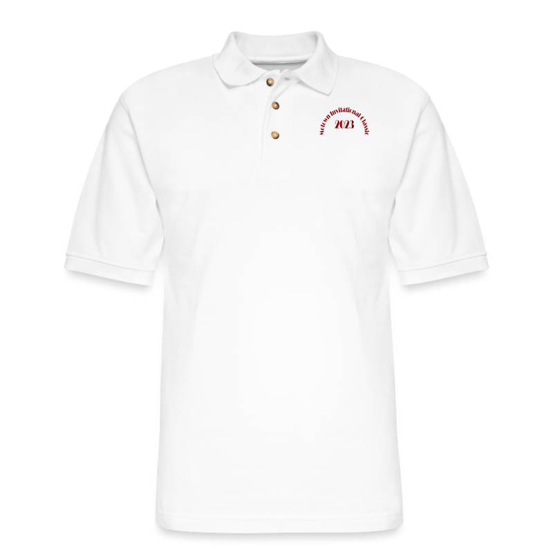 ST4L Sports Men's Pique Polo Shirt Motown Classic - white