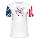 ST4L Sports Adult Stars & Stripes T-Shirt Shrewsbury Lanes - white