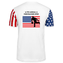 ST4L Sports Adult Stars & Stripes T-Shirt Shrewsbury Lanes - white