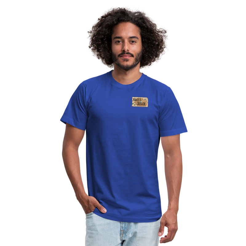 ST4L Sports T-Shirt by Bella + Canvas Made in USA Pirates Crusade - royal blue