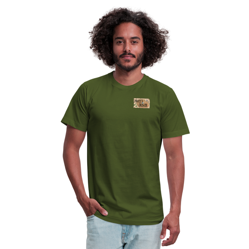 ST4L Sports T-Shirt by Bella + Canvas Made in USA Pirates Crusade - olive