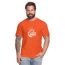 ST4L Sports T-Shirt by Bella + Canvas Made in USA St. Charles Lanes - orange