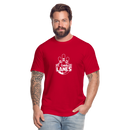 ST4L Sports T-Shirt by Bella + Canvas Made in USA St. Charles Lanes - red