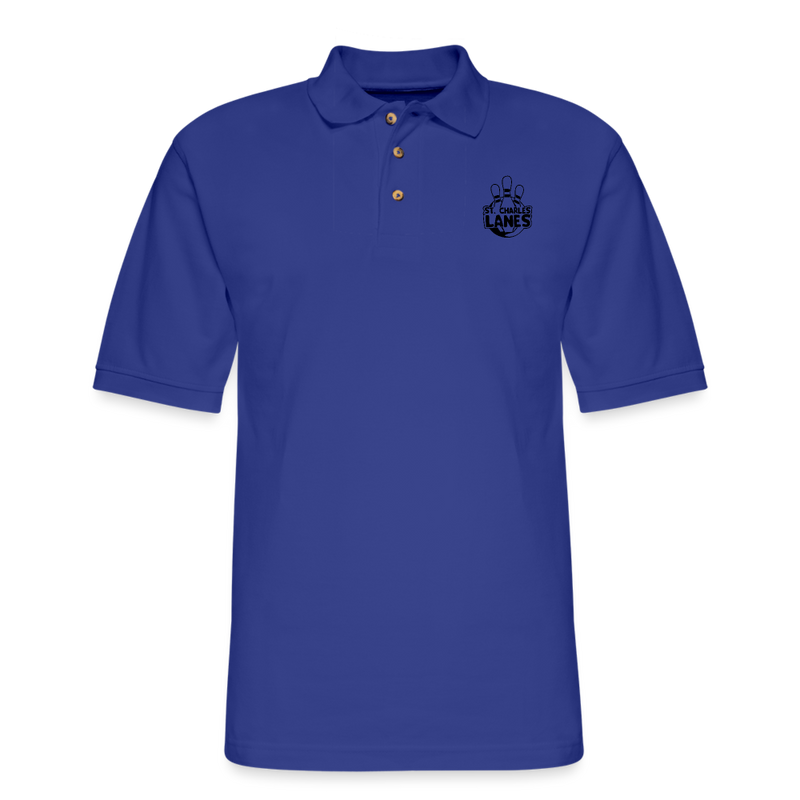 ST4L Sports Men's Pique Polo Shirt St Charles Lanes - royal blue