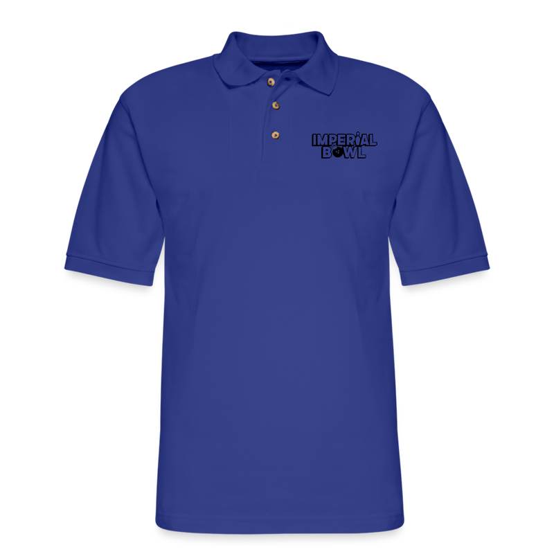 ST4L Sports Men's Pique Polo Shirt Imperial Bowl - royal blue