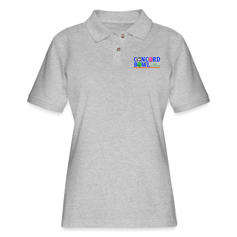ST4L Sports Women's Pique Polo Shirt - Concord Bowl - heather gray