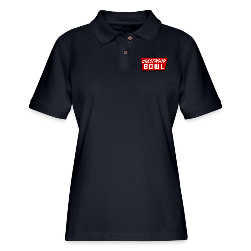 ST4L Sports Women's Pique Polo Shirt - Crestwood - midnight navy