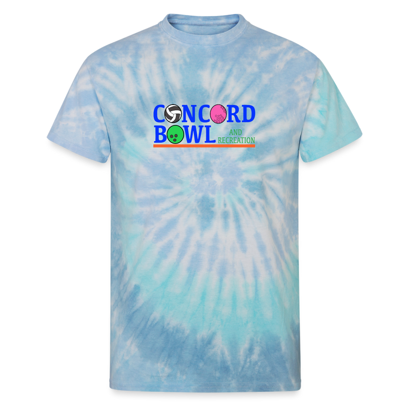 ST4L Sports Unisex Tie Dye T-Shirt - Concord Bowl - blue lagoon