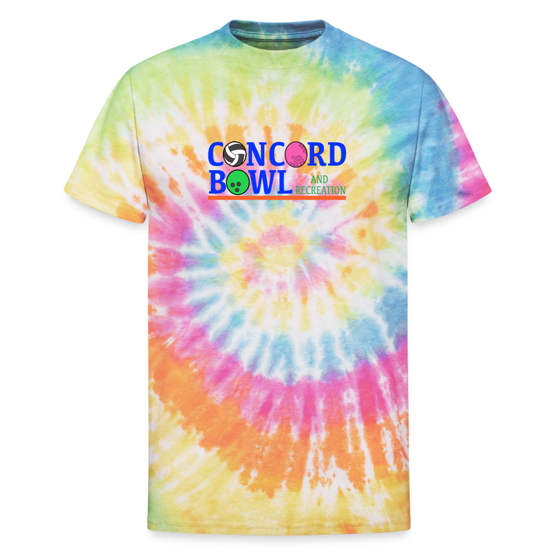 ST4L Sports Unisex Tie Dye T-Shirt - Concord Bowl - rainbow