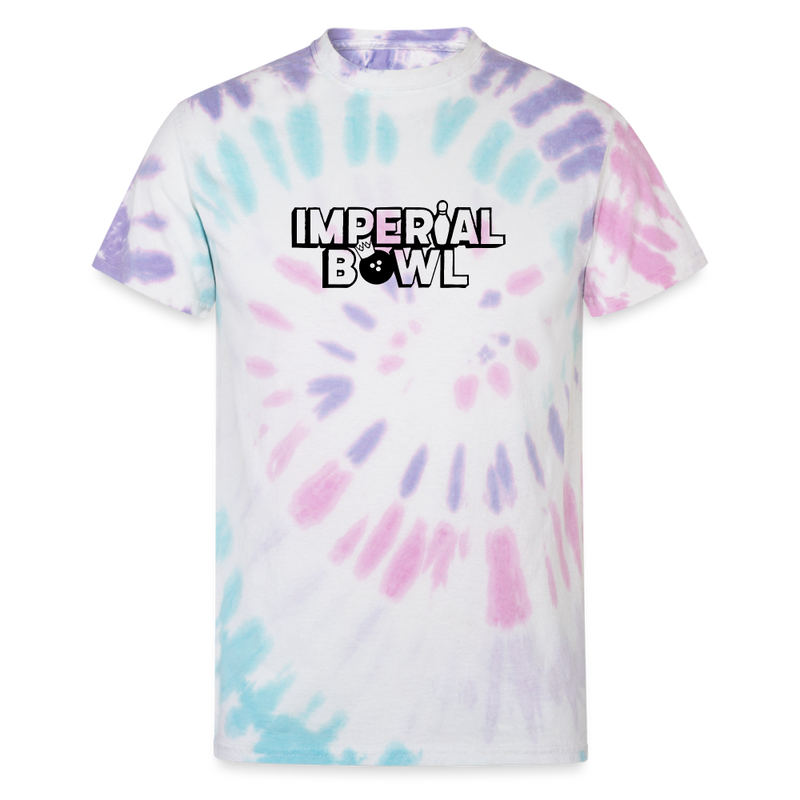 ST4L Sports Unisex Tie Dye T-Shirt - Imperial Bowl - Pastel Spiral